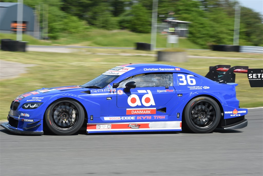 Christian Sørensen fører tabellen i OK Oktan 100 Super GT Danmark.
(Foto: Morten Kimer Hansen)